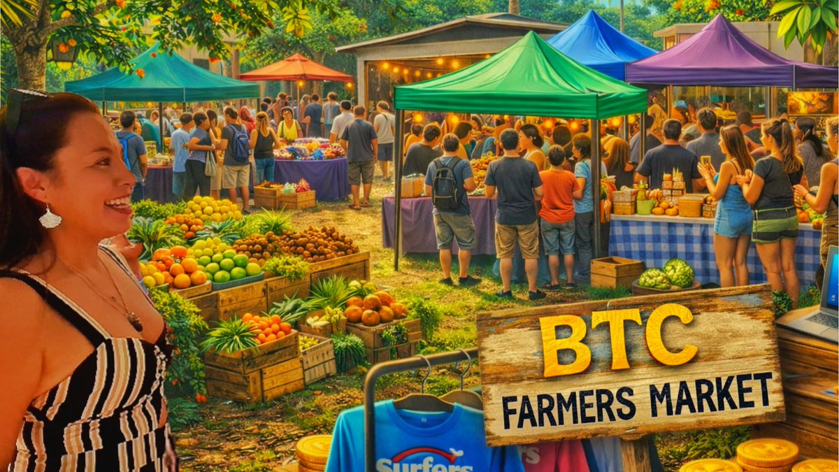 Let's lift up the Salvadorans and give them their space too! 🔥

We found some good messages and inspiration at the <a href="/btcfarmersmrkt/">Bitcoin Farmers Market</a> in <a href="/ClubCocal/">Club Cocal 🇸🇻</a> ⚡️

Check it out with us! 🧡

youtu.be/uy5GX35fvho?si…