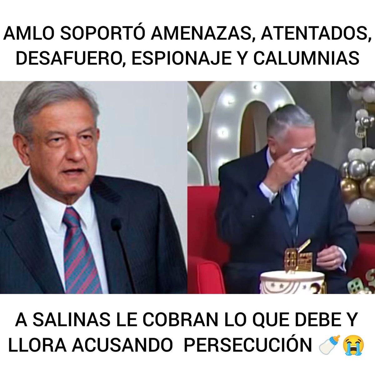 ElFranky_'s tweet image. 🚨Salinas Pliego debería estudiar a detalle la historia de AMLO, para ver si aprende lo que es un verdadero luchador social y no un opositor de pacotilla que llora cuando le cobran lo que debe

Cuando tiene que pagar, se victimiza; y en lugar de dar la cara, se va de vacaciones o…