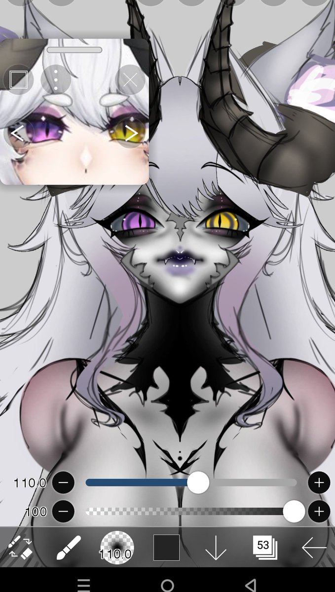 bubftbun's tweet image. Char ref wippppp 💜💛💜💛💜💛