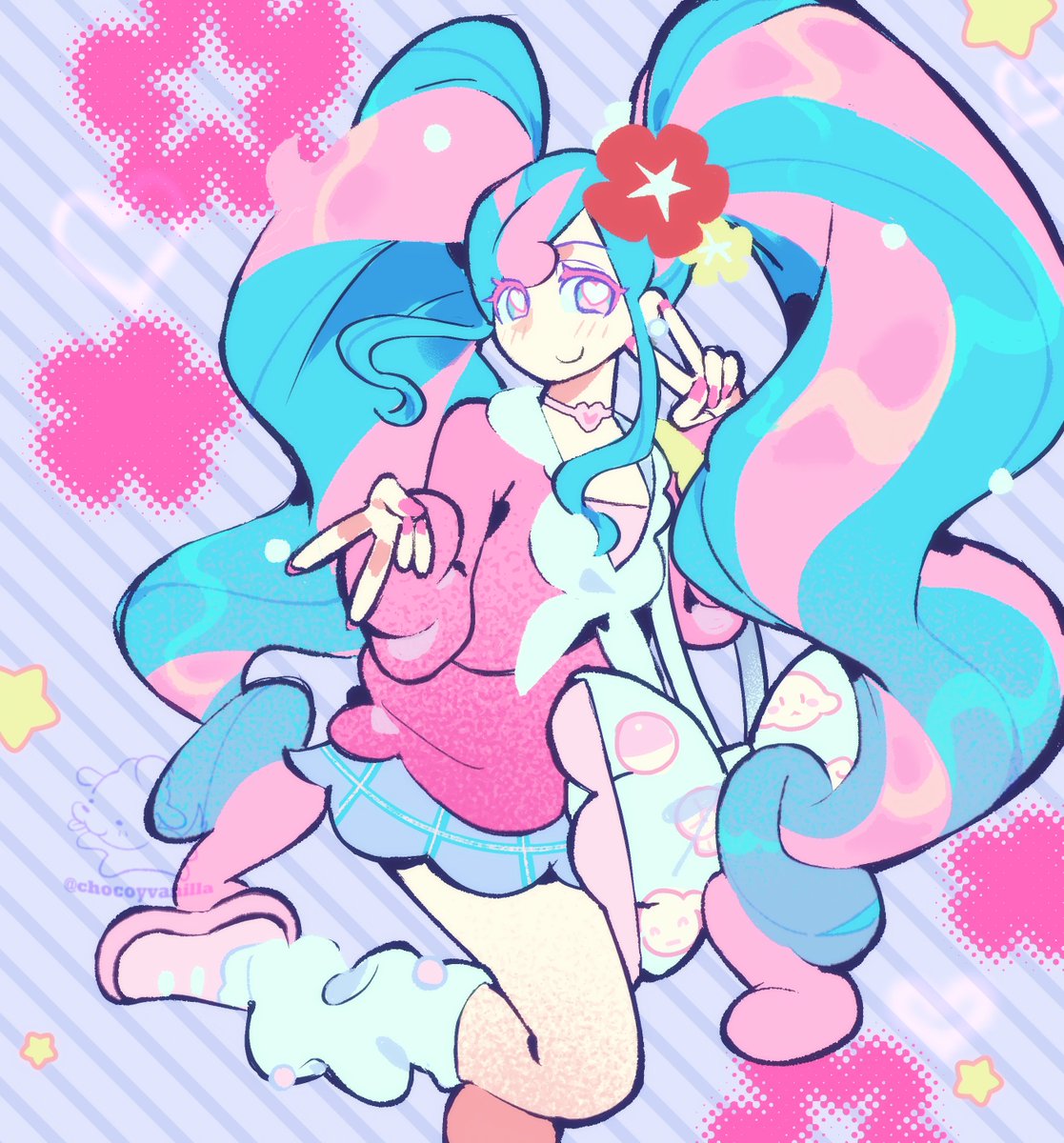 chocoyvanilla's tweet image. miku ˖ ݁♬⋆.˚𝄞.