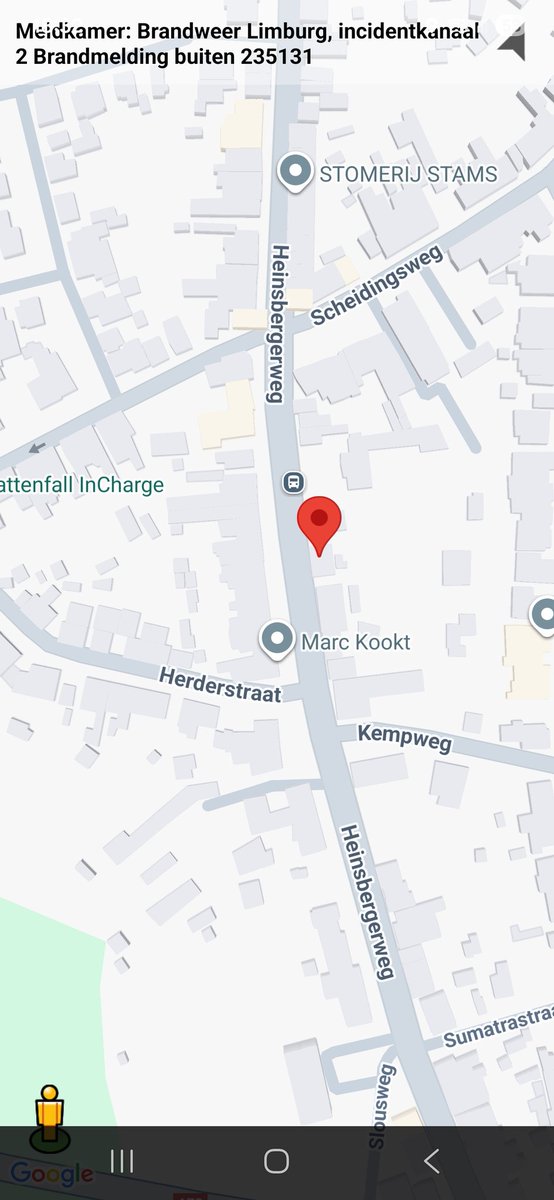 Brandmelding Buiten in Roermond