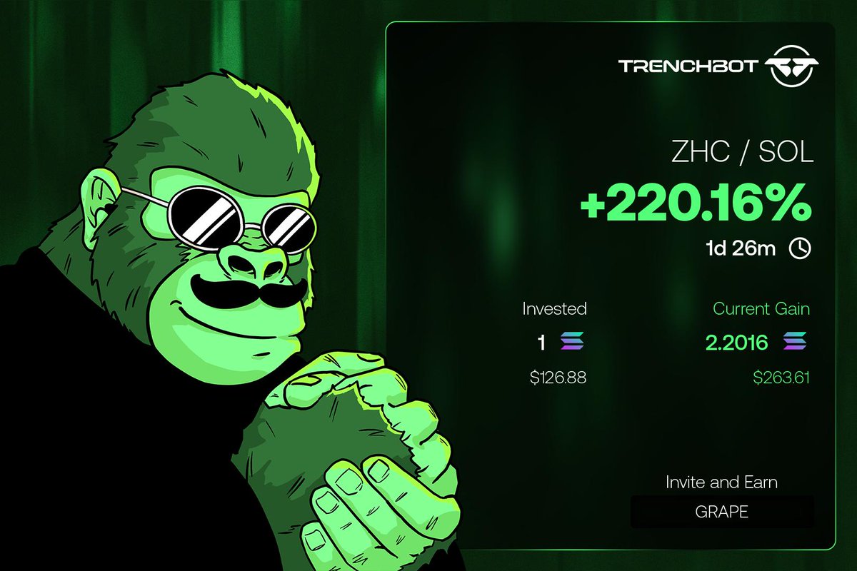 HenryTheGrape's tweet photo. Feels kinda nice to get back in the trenches. Not doing it full time but getting some reps in.

Thanks @trenchbot_io

Got the alpha in @CyberKongz from the legend @m3lk0raka https://t.co/VjS46zoTbm