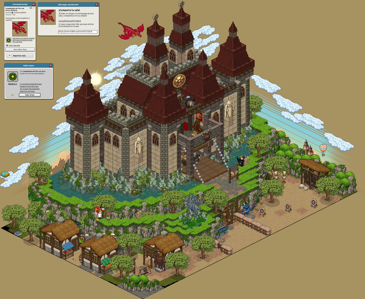 Mizelle24's tweet image. He aquí mi participación para el concurso de #JuegosMaW13 #Habbo
🍂Participantes: Schtroumpfette &amp;amp; assdraco
🍂Enlace de la sala: habbo.es/room/97255818
🍂Nombre del juego: Tiro con arco y Defensa🏹
🍂Tipo de juego: Velocidad
@ESHabbo @ESkinered @HB_Xavi @LinuxEnMac
