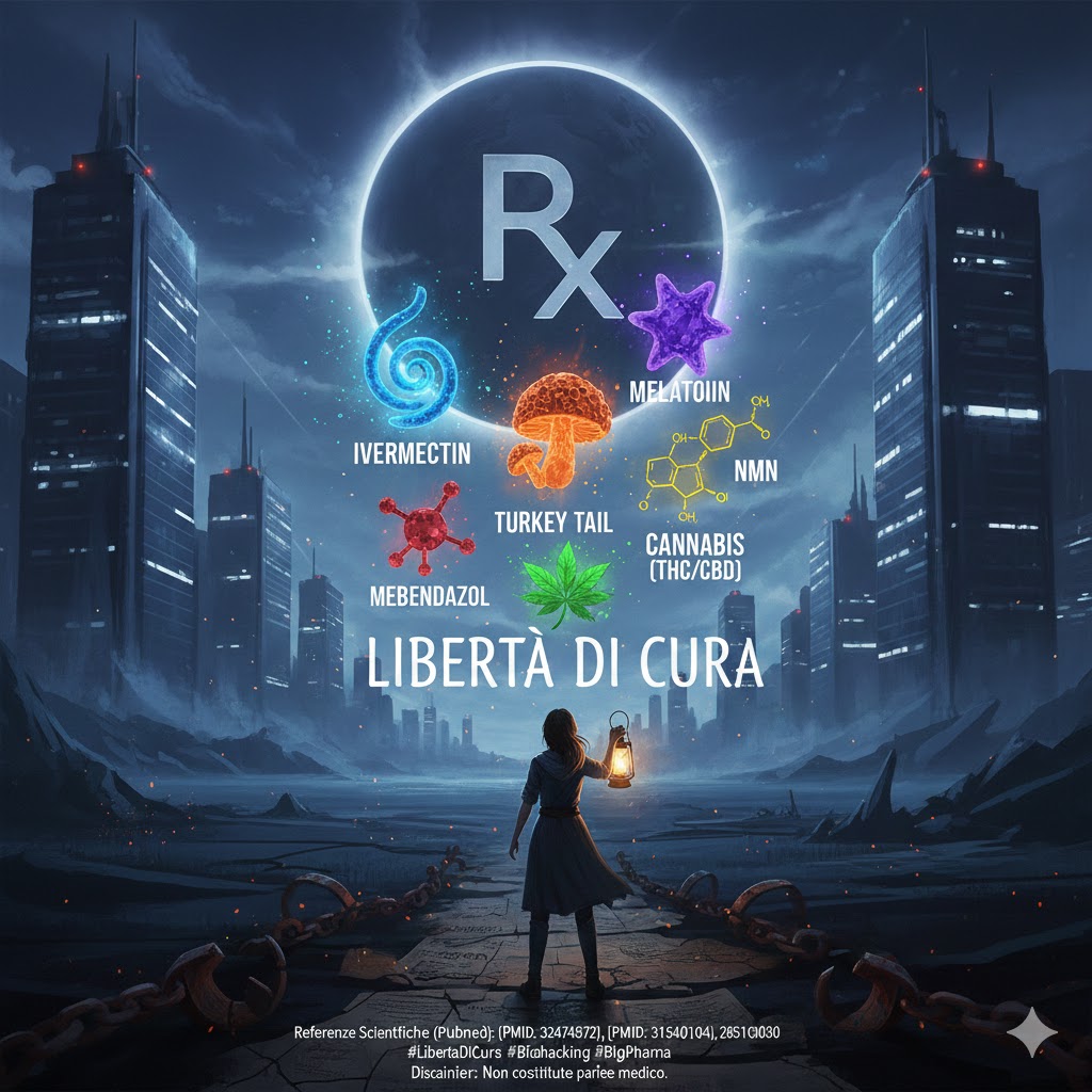 L’Eclissi delle Molecole Scomode: 

Perché la Salute Libera sta Sparendo?

Esiste un filo invisibile che unisce l’Ivermectina, l'Idrossiclorochina, il Mebendazolo e la Cannabis. 
Non è un filo biologico, ma economico e politico.
È il filo del brevetto e del controllo sociale. 
Se