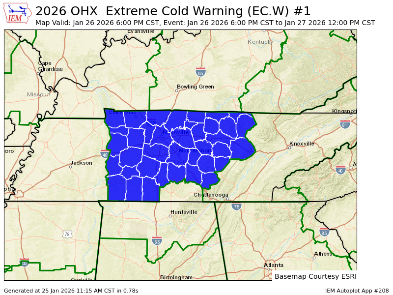 middletennwx's tweet photo. An Extreme Cold Warning is set to go into effect tomorrow night into Tuesday morning. Wind chills well into the negatives expected. https://t.co/mkSzwUm2wd