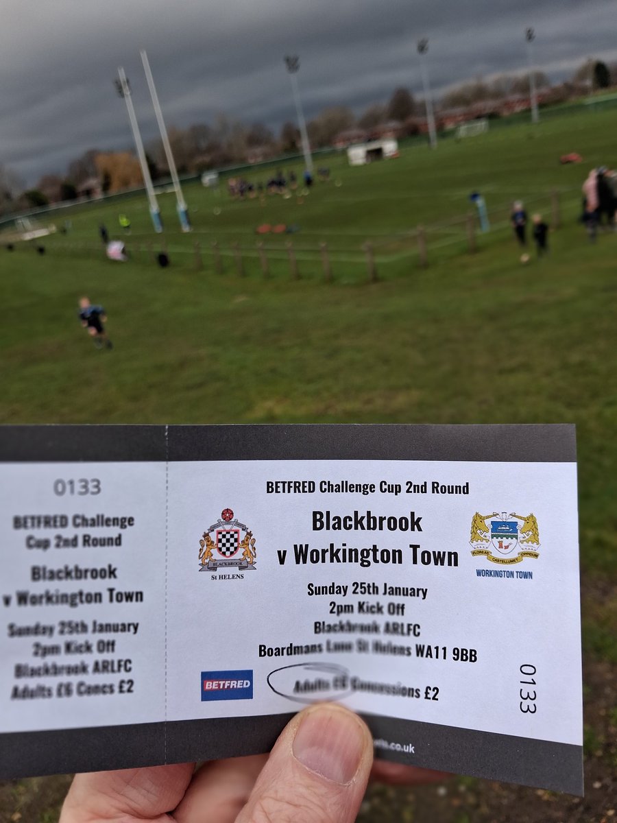 delsoper's tweet photo. £2 brilliant value @TheChallengeCup #ChallengeCup #blackbrook https://t.co/ceQlE5Zyp5