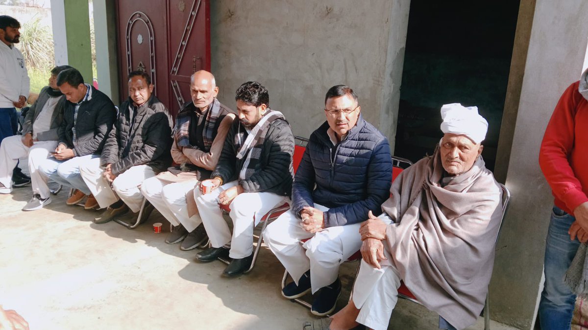 #शामली 
#भभीसा में भारत रत्न भूतपूर्व प्रधानमंत्री स्वर्गीय चौधरी चरण सिंह जी की मूर्ति अनावरण कार्यक्रम में शामिल हुआ। 
#कसेरवा_खुर्द में स्वर्गीय मास्टर सत्यप्रकाश जी की तेरहवी में। 
#बंतीखेड़ा मैं मरहूम फुरकान अली के परिवार से मिलना हुआ। <a href="/RLDparty/">Rashtriya Lok Dal</a> <a href="/jayantrld/">Jayant Singh</a>