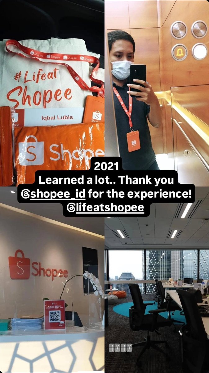iqbalyarangga13's tweet image. Tahun 2021, 

Waktu kerja di Shopee Indonesia 

@ShopeeID @LifeatShopeee 

#lifeatshopee #throwback2021