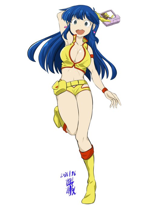 ボクの二次元初恋にして今後も大好きすぎるキャラの位置が変わることがないだろうユリをやっと描いてみましたーw 大好きすぎて今まで逆に描けなかったんよねw 