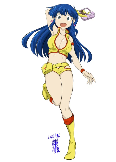 ボクの二次元初恋にして今後も大好きすぎるキャラの位置が変わることがないだろうユリをやっと描いてみましたーw 大好きすぎて今まで逆に描けなかったんよねw