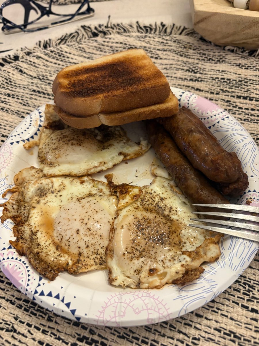 A little mountain man fuel before heading out for round 2 of snow removal 😊