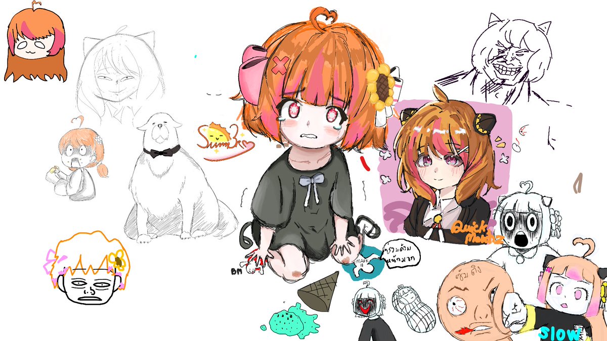 ภาพที่ช่วยกันวาด ก่อนหน้านี้
เป็นภาพที่สมบูรณ์แบบที่สุดเลย! 💗✨
#SUMM3R_moment