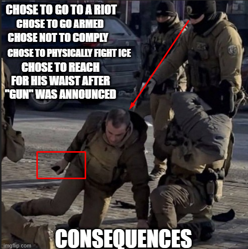 <a href="/maddenifico/">Bill Madden</a> You mean pictures like this of a guy breaking multiple felonies and being shot after fighting with ICE and reaching for his waistband after "GUN" was announced?

LoL.

And you guys wonder why we make fun of you.