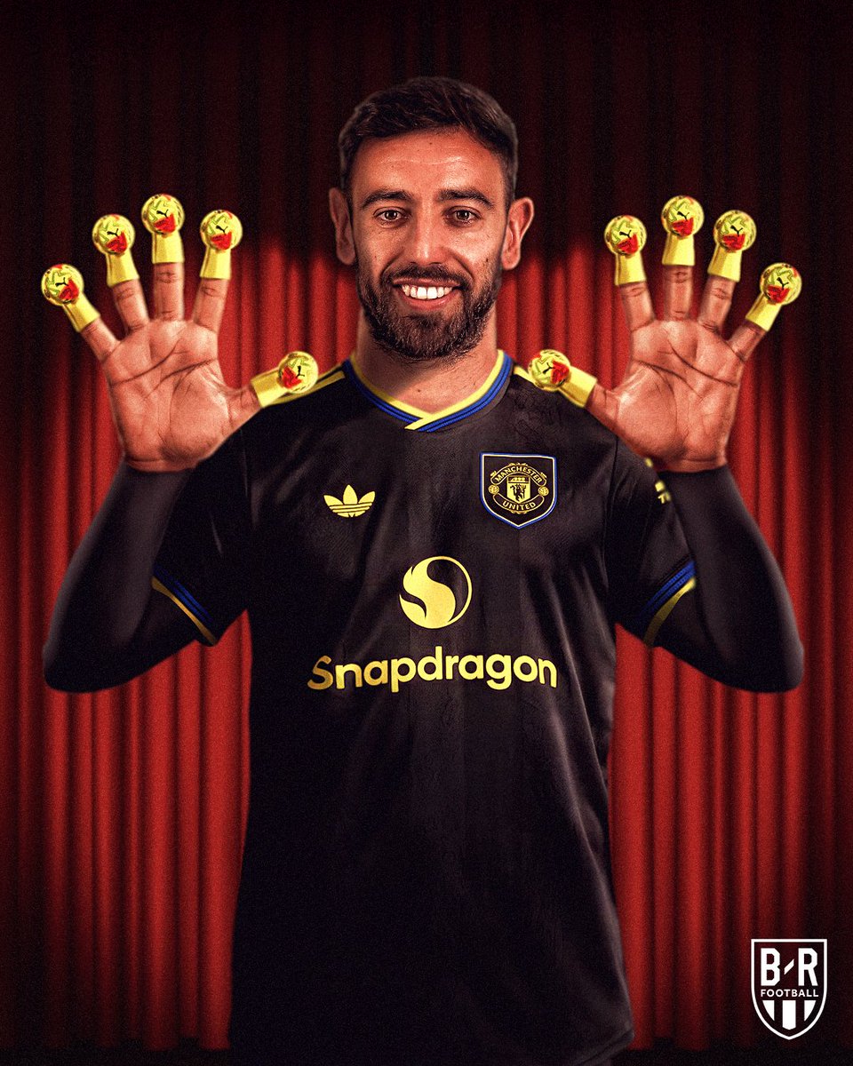 brfootball's tweet image. Bruno Fernandes leads the Premier League with 10 assists this season ✋🤚