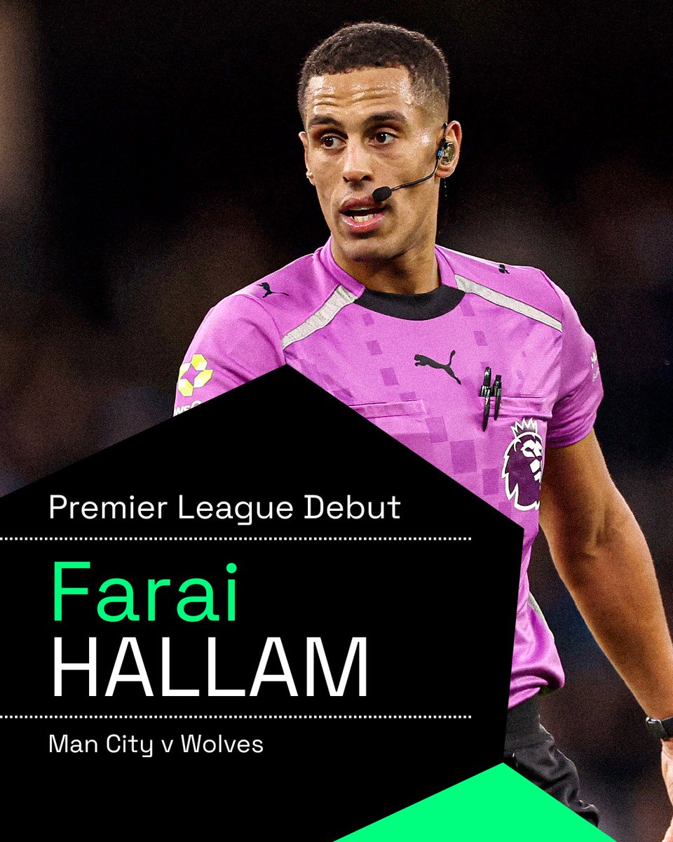 Congratulations to Zimbabwe's very own referee Farai Hallam, Premier league debut