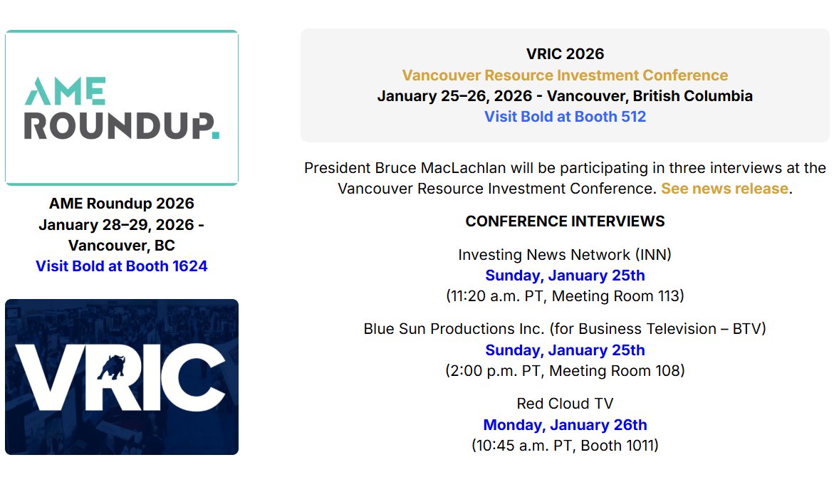 Bold Ventures Inc. tweet media