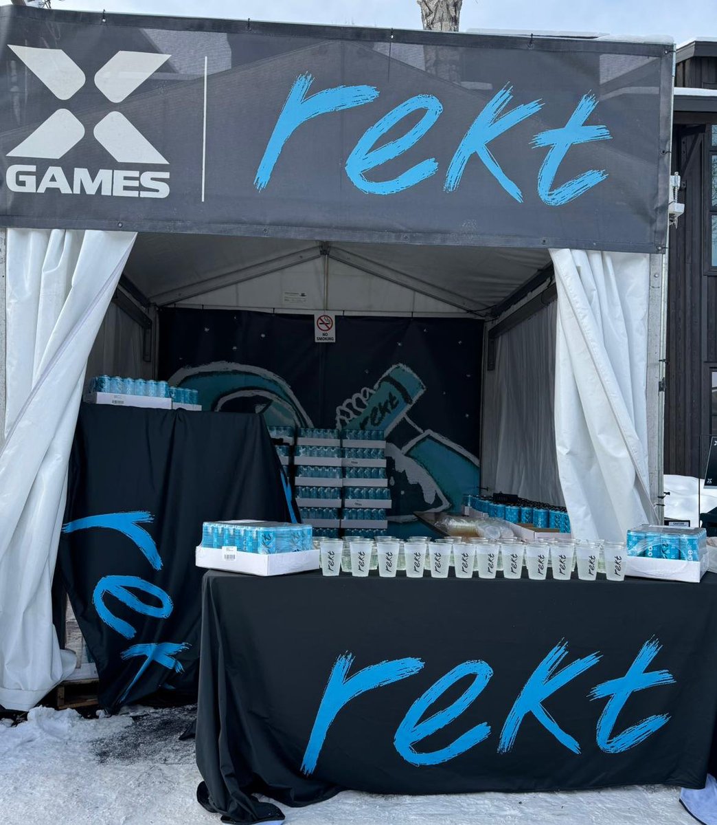 We're ready for day 3 of <a href="/XGames/">X Games</a>!

Ice cold refreshments ✅
Tales of horse racing ✅
GRXPEFRUIT launch tomorrow ✅