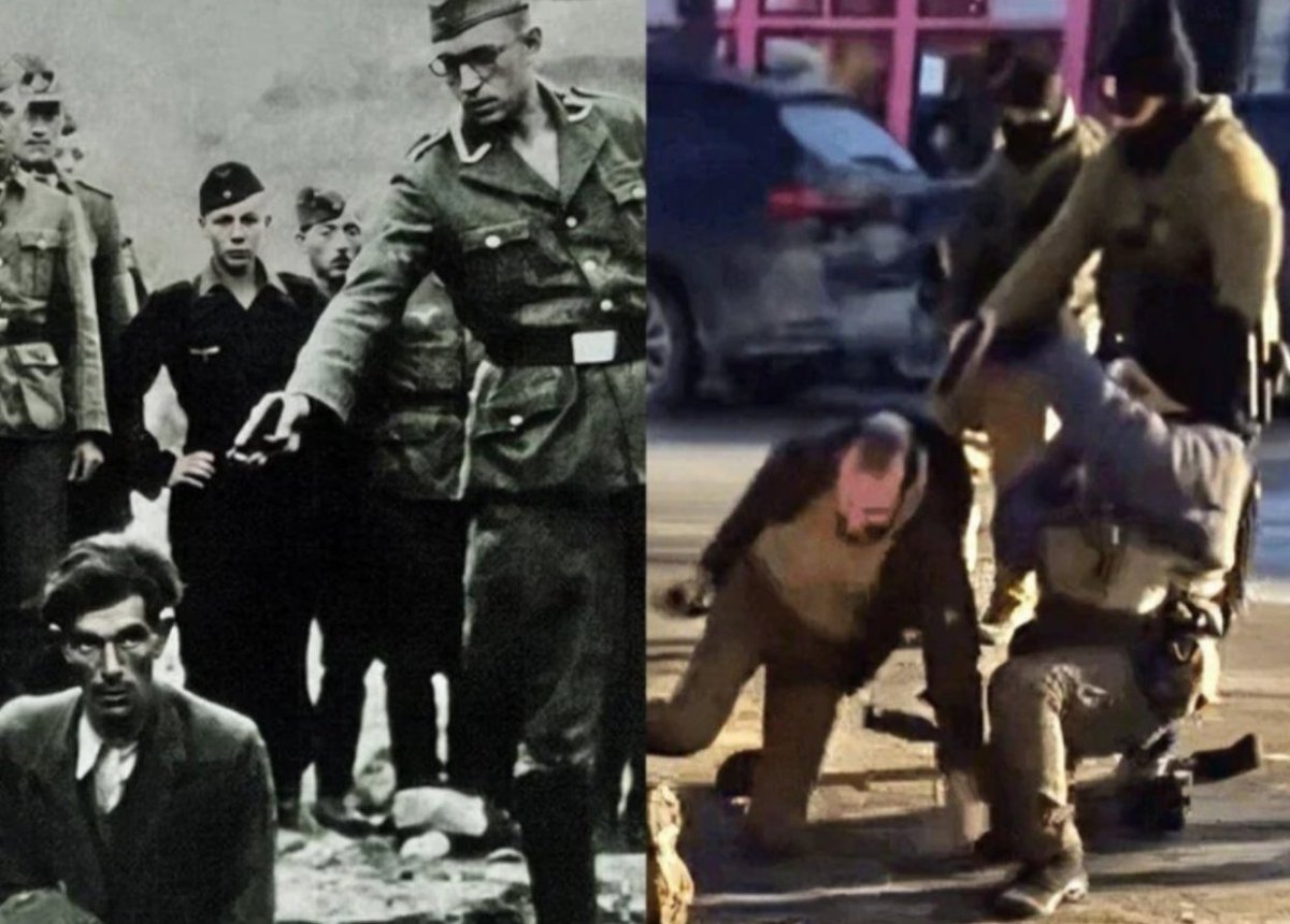 Trump is de nieuwe Hitler.
Maar waar ik mij het meest over verbaas, de hele wereld aanschouwt het, maar onderneemt niets, en staat het gewoon toe.
Waar is Amnesty? Waar zijn alle mensenrechtenorganisaties?
#trump #hitler #gestapo