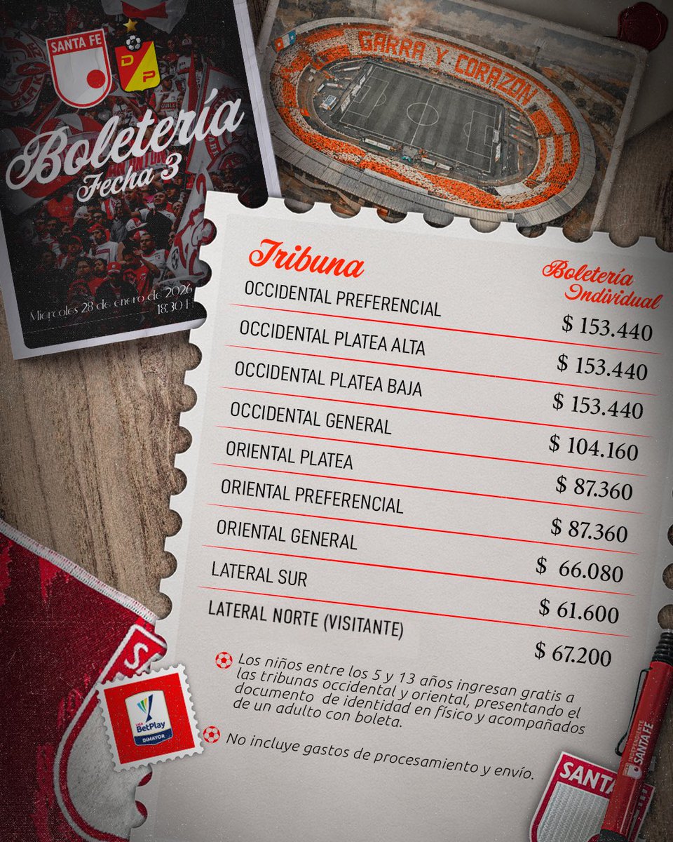 Independiente Santa Fe tweet media