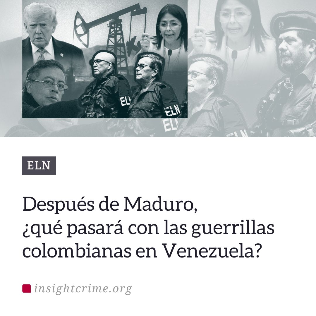 InSightCrime_es's tweet photo. 🇻🇪 🇨🇴 | El arresto de Nicolás Maduro ha alterado el equilibrio político y criminal en Venezuela dejando a grupos como el ELN ante una encrucijada: ¿replegarse hacia Colombia o ajustarse al nuevo panorama? Lea más en nuestro último análisis: https://t.co/sC8uvaaru0 https://t.co/PIgVgnb15Z