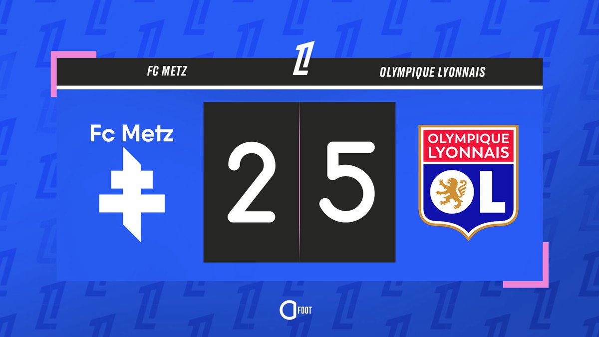 ⚽️ BUUUUUUUUUT D'ENDRICK POUR LE TRIPLÉ !!! 🦁

METZ  2-5  LYON