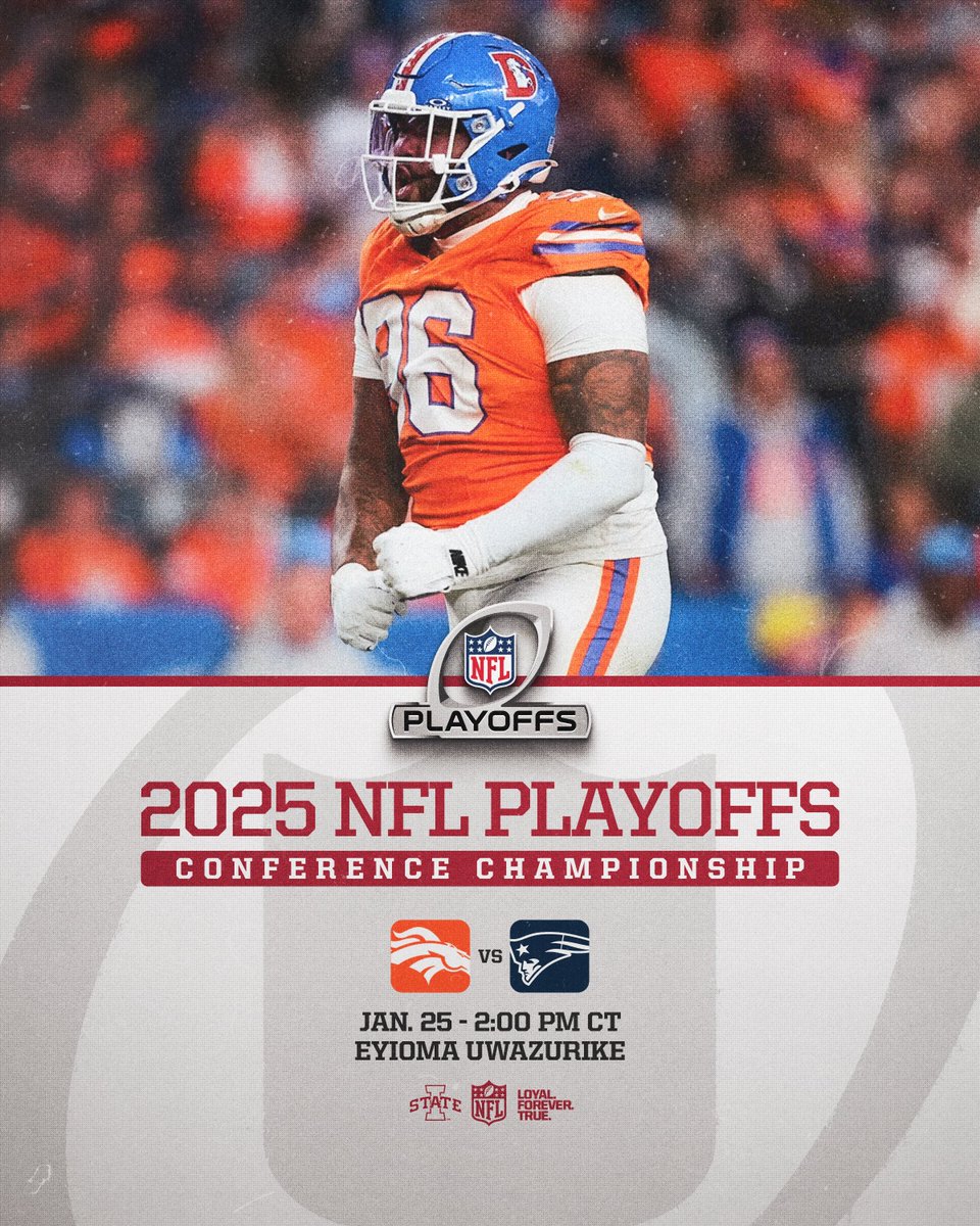 Good luck to our guy Enyi today in the <a href="/NFL/">NFL</a> Playoffs🫡‼️