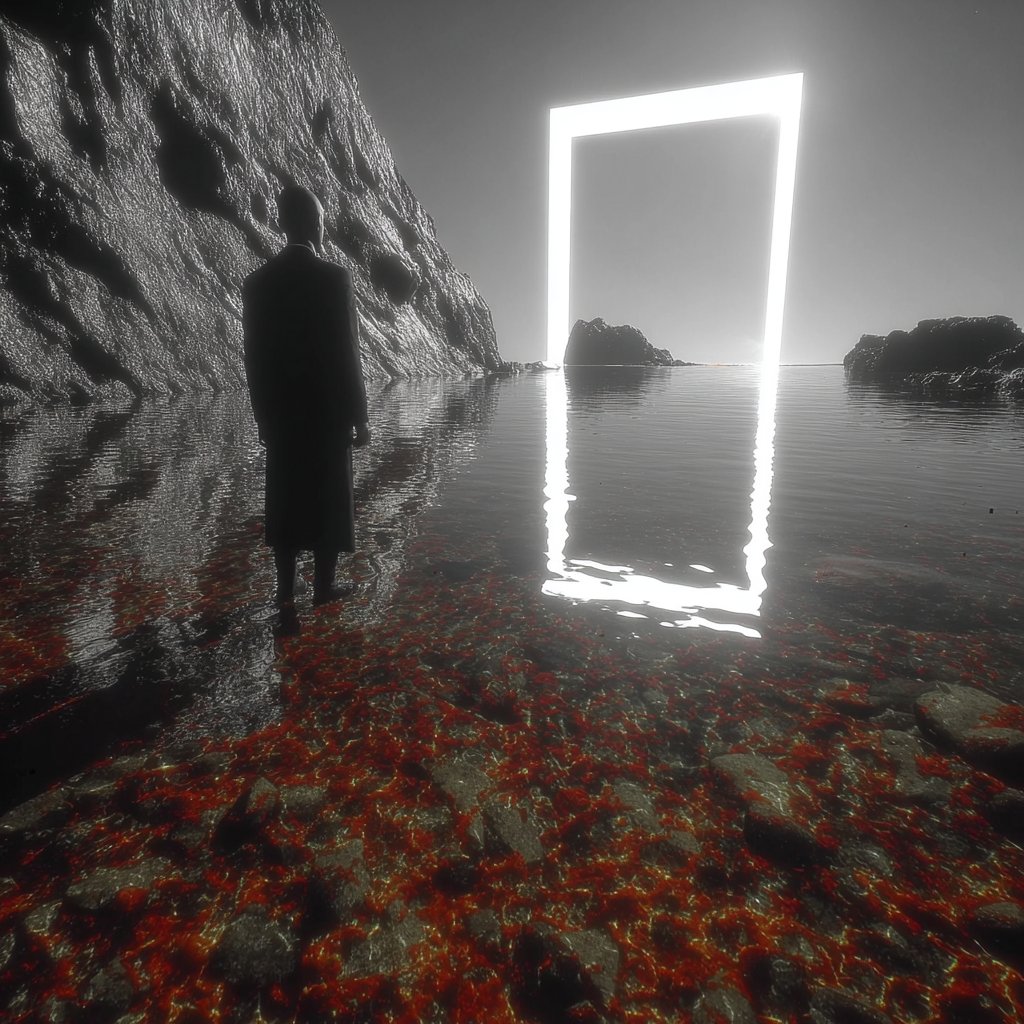 BTCDeepAI's tweet image. Some doors open only when you stop knocking.