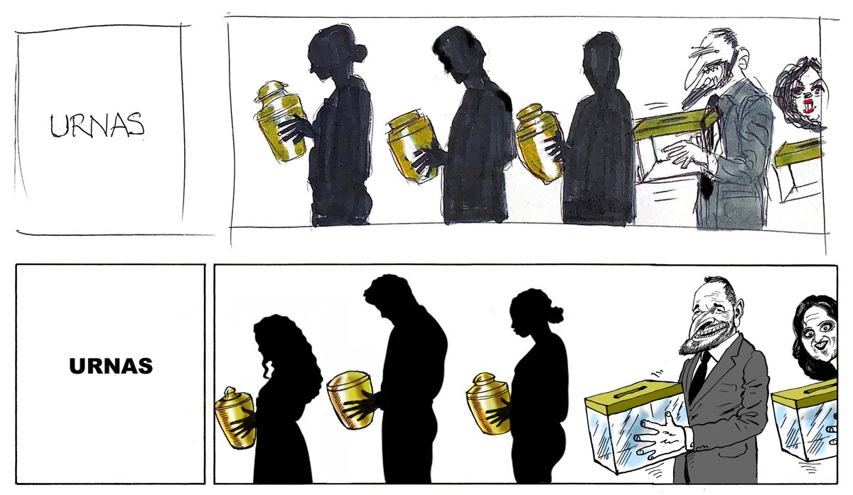 ReyDibujante's tweet photo. Gallego &amp; Rey en @algrano_rtve 
1. Concepto, diseño gráfico, y boceto de @ReyDibujante 
2. Arte final de Gallego. https://t.co/5eBDLsdHsO