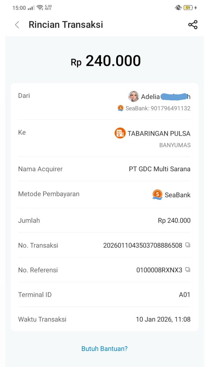 adelianafdy's tweet image. teman-teman boleh minta tolong rt nya engga? aku kena tipu🥺

penipu‼️ tolong bantu report ya teman-teman biar engga ada korban lagi😭 #zonauang
