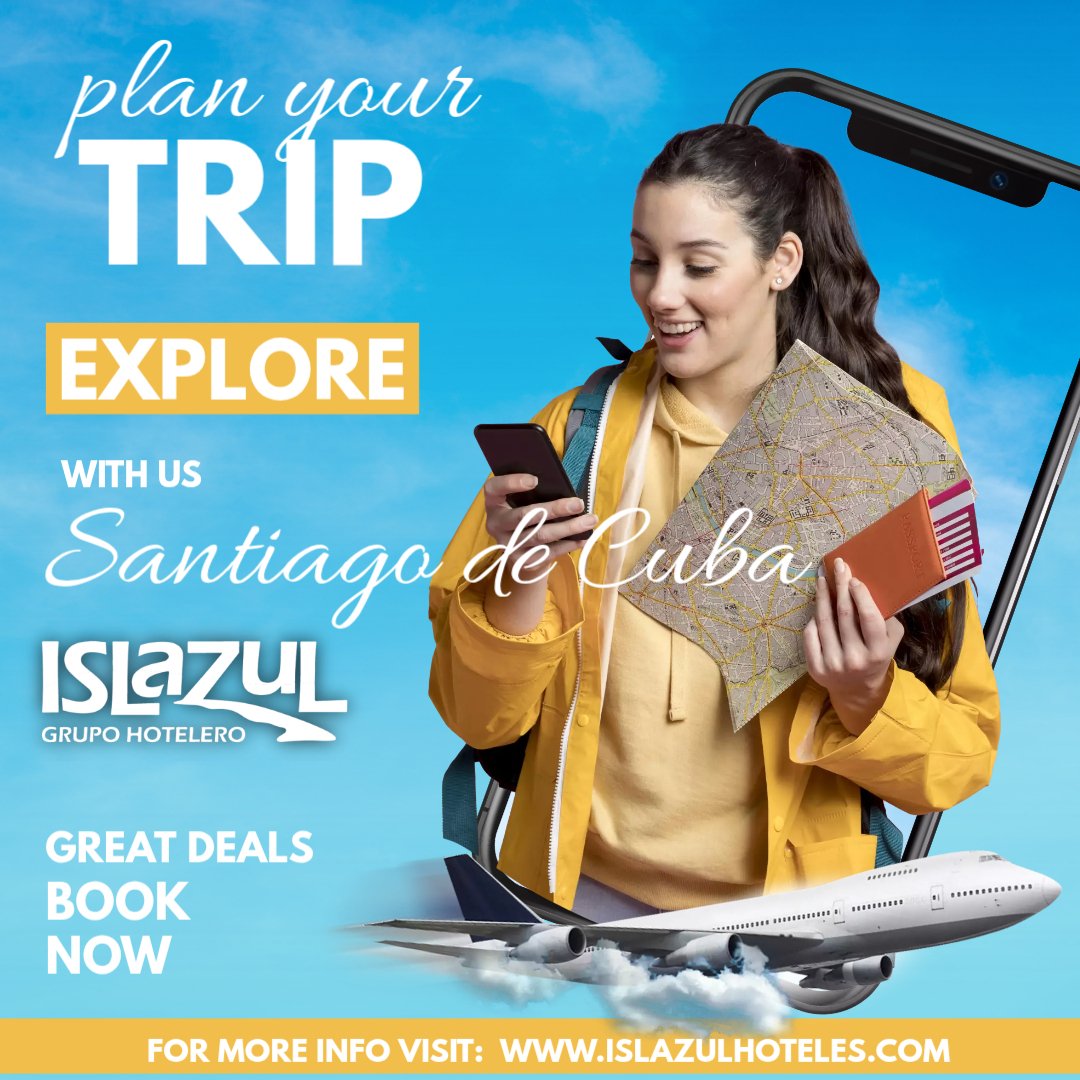 #islazul: Your Authentic Cuban Escape.
✈️ Travel, discover and live a different experience.
#Cuba #HotelesIslazul #islazulsantiago #SantiagodeCuba #orgulloislazul