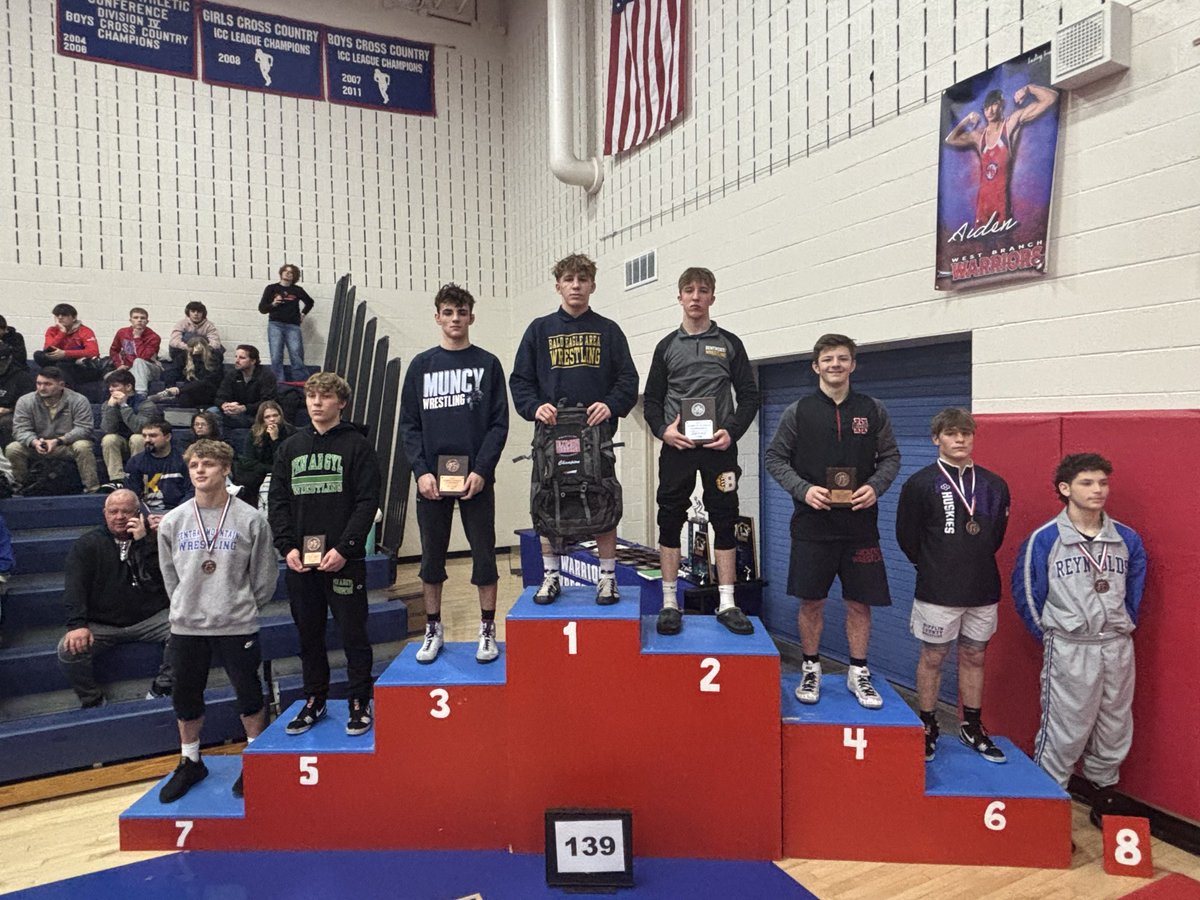 Hickorywrestli1's tweet image. Brody Bishop place 4th at the Ultimate Warrior Tournament.