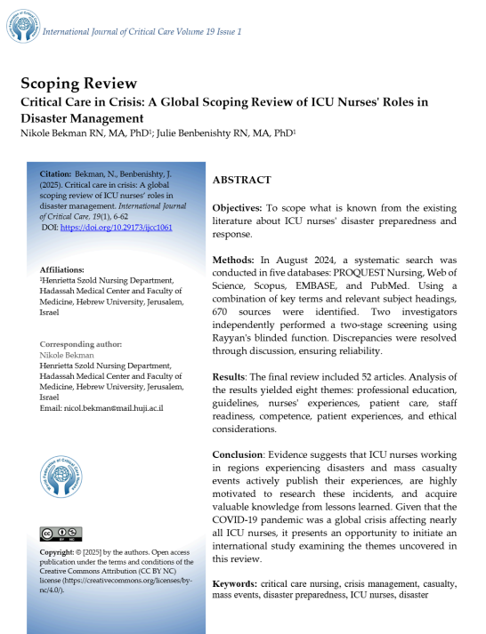 World Federation Of Critical Care Nurses tweet media