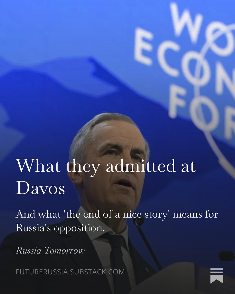 sebo_ru's tweet photo. “Davos revealed that even those who once used the ‘nice story’ as the core principal defense… now recognize that abuses of the system had rendered it fully useless.”

🔗 Weekly Dispatch: What They Admitted at Davos
https://t.co/9dMspsgW2Y https://t.co/vRA2RJ4jei