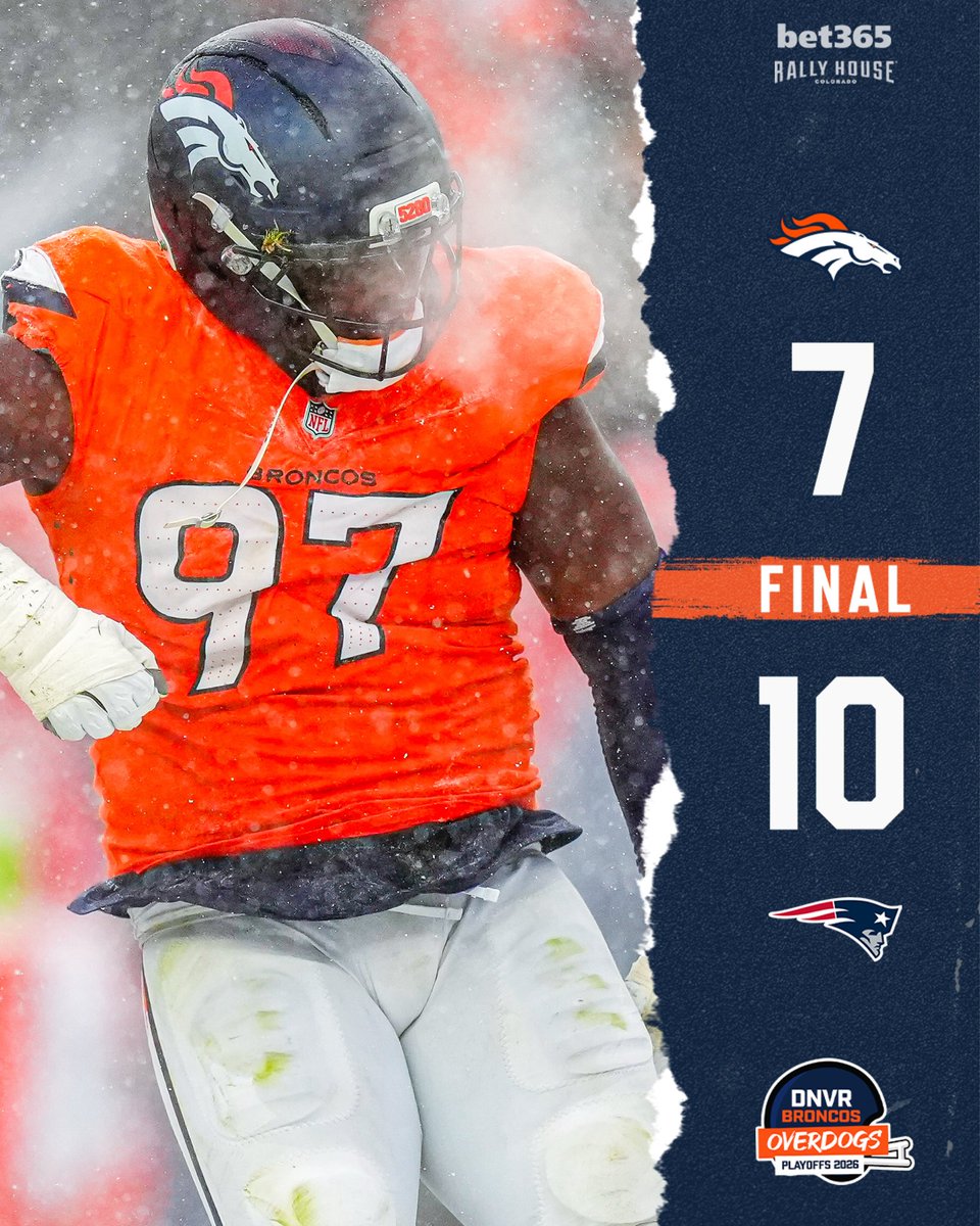 Season. Over.

Broncos defense hold Patriots to 10 points and lose

Fuel for next year, but such a bummer 🥺