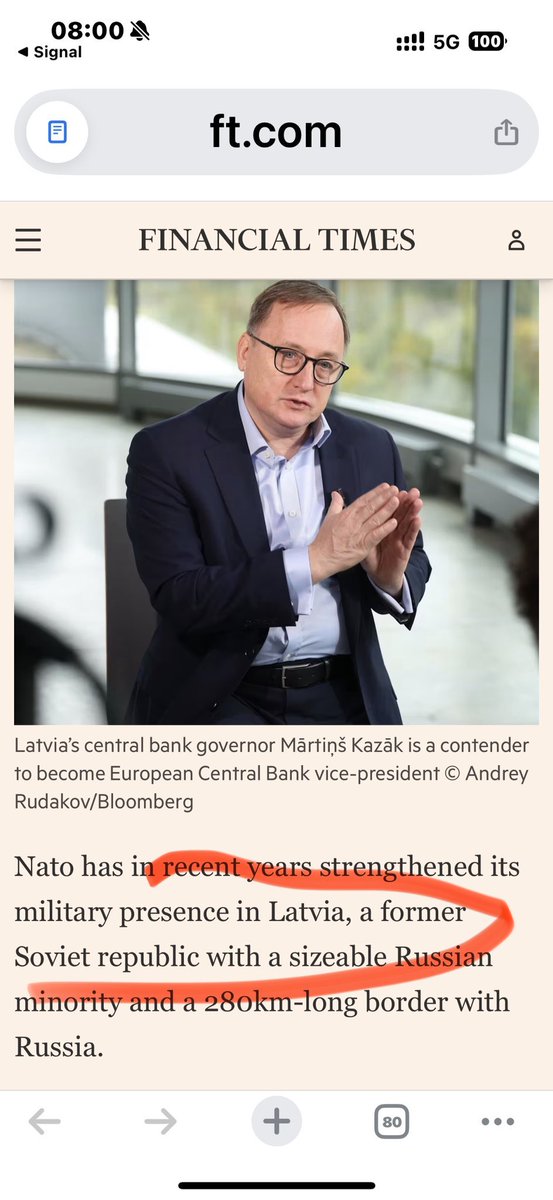 The <a href="/FT/">Financial Times</a>, a publication from the former Roman province, Anglo-Saxon settlement zone, and a possession of the Dukes of Normandy, manages to do the braindead thing again, and can’t help but refer to countries that were occupied by the Soviets as “former Soviet republics.” The cherry