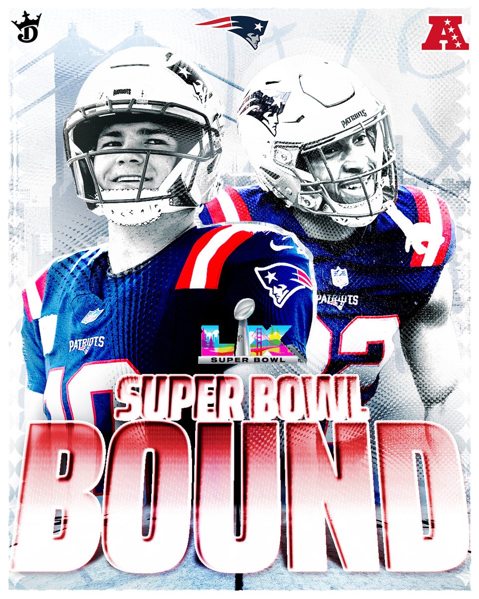 NEW ENGLAND WINS THE AFC TITLE 🏆

The Patriots are headed to Super Bowl LX! 👏