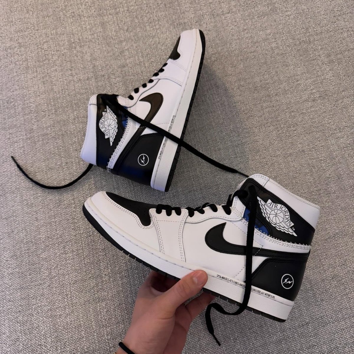 fragment design × UNION × NIKE AIR JORDAN 1 “Black/White” が2月 