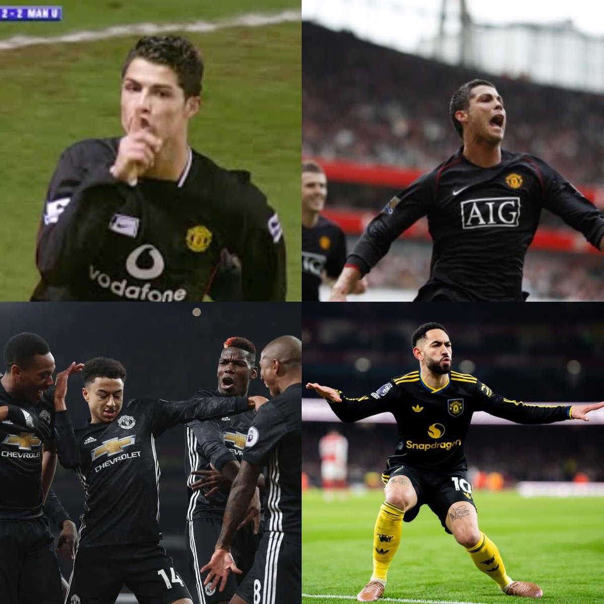 UtdForever7's tweet photo. 🚨📸 Black kit Manchester United against Arsenal… you know what happens next 🔥 😏 https://t.co/BrS8daXpob