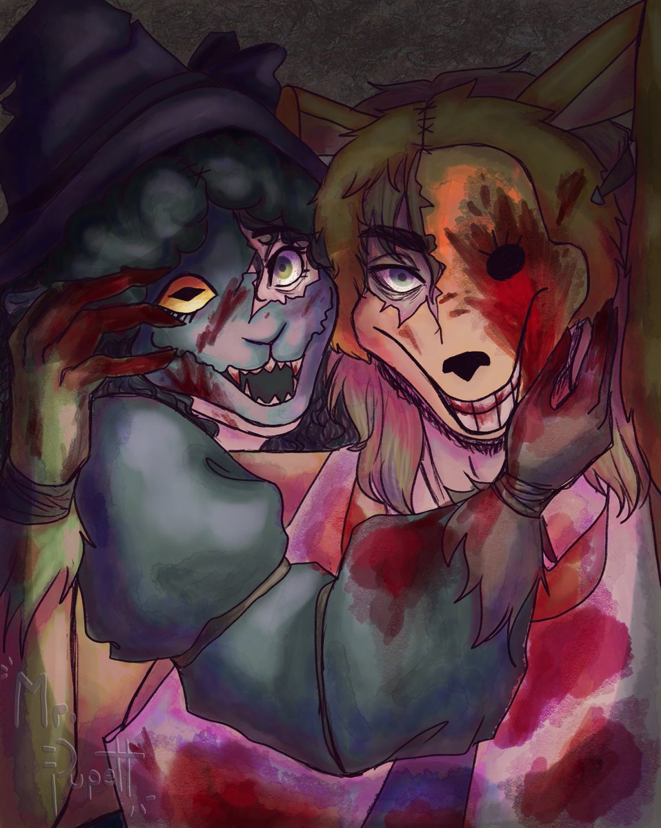 Quiero creer que voy mejorando cada vez más mi pintado digital, voy recién 2 años.. debo tenerme más paciencia...

#TheWaltenFilesFanart #talesofthepumpkinrabbit #Fanarts #thepumkinrabbit #thewitchsheep