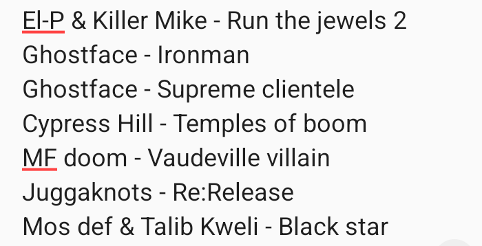 My Top 30 Hip hop albums off all time. No particular order