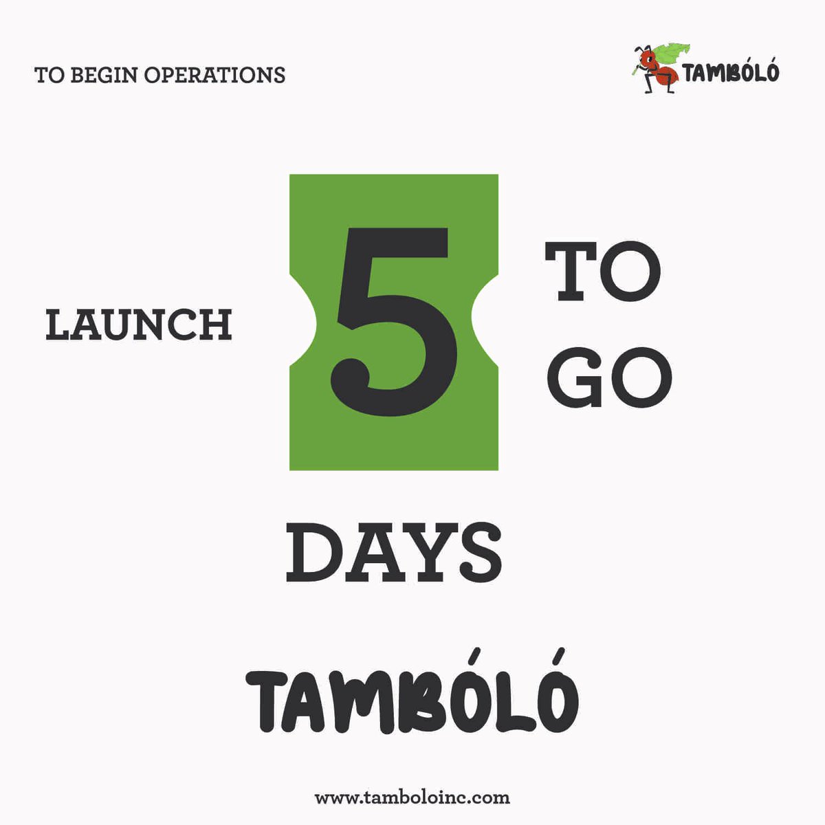 Tamboloinc's tweet photo. 5 days to go.
Weβre getting ready to redefine the standard.
#5DaysToLaunch https://t.co/0mXIief5MV