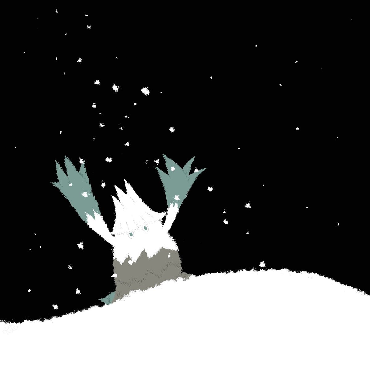 mada_nmti's tweet image. ユキワラシ、ユキカブリ(再掲)