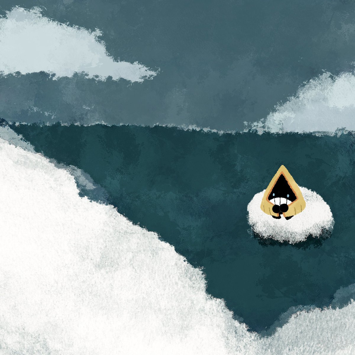 mada_nmti's tweet image. ユキワラシ、ユキカブリ(再掲)