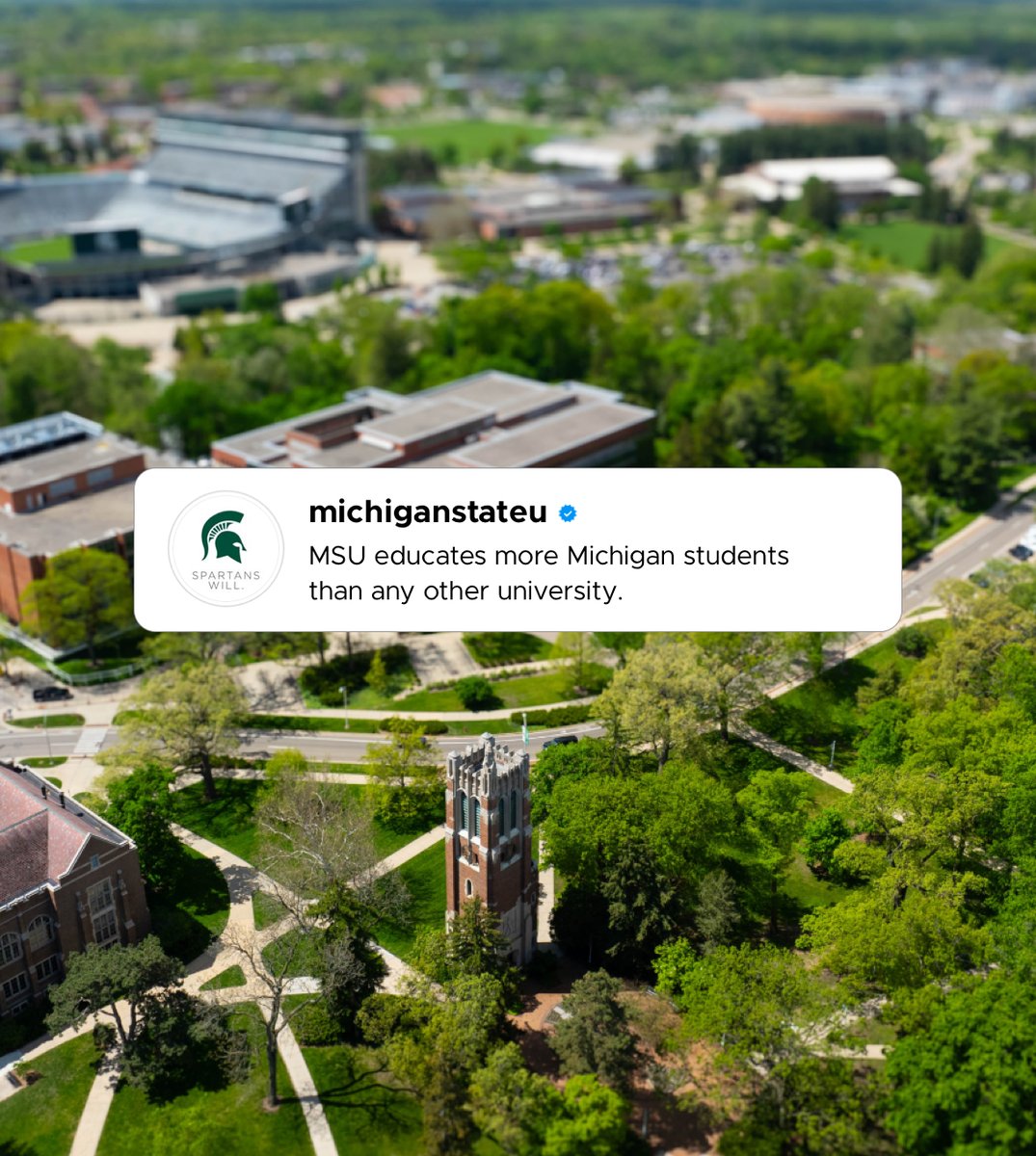 michiganstateu's tweet photo. Proud of this. #SpartansWill https://t.co/h6E1nk0ZWl
