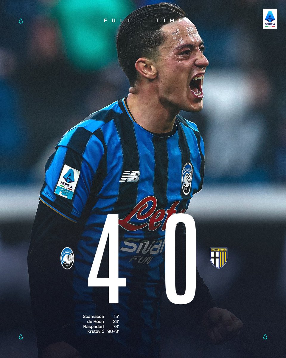 SerieA_JP's tweet photo. アタランタがパルマに4発快勝!⚫️🔵
#AtalantaParma https://t.co/ZcROLSWoDa