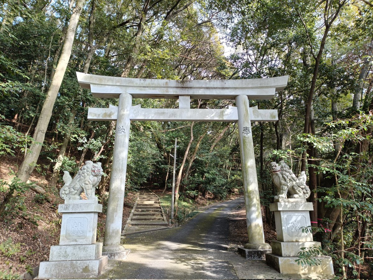 神殿神社の狛犬
二の鳥居前は岡崎型狛犬
社殿前はとても犬感があってちょこんと可愛らしい
苔もいい具合にあるね
本殿右手の境内社前に神殿狛犬
かなり削られてる気もするが、元々シンプルだったのかな