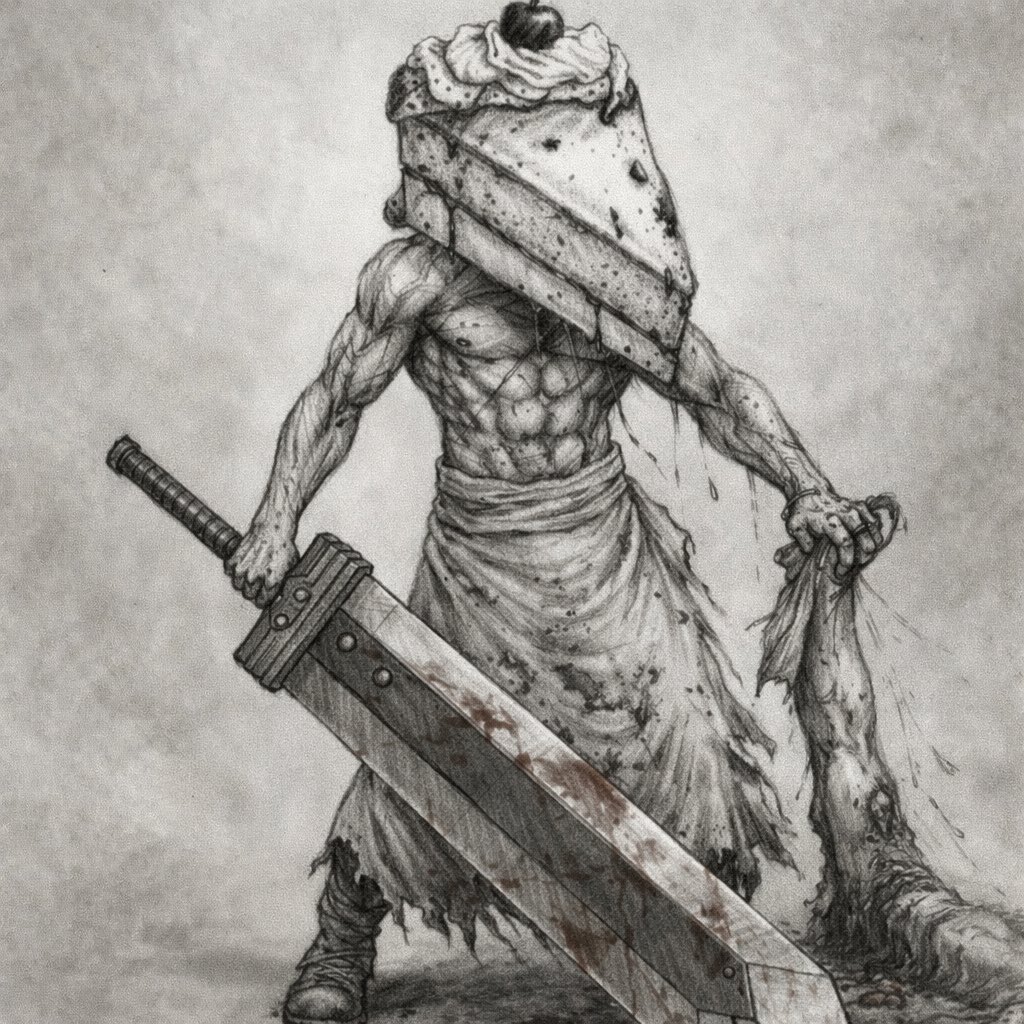 CaketheHead's tweet photo. #cakehead #silenthill #pyramidhead https://t.co/fVYIUUlSxP
