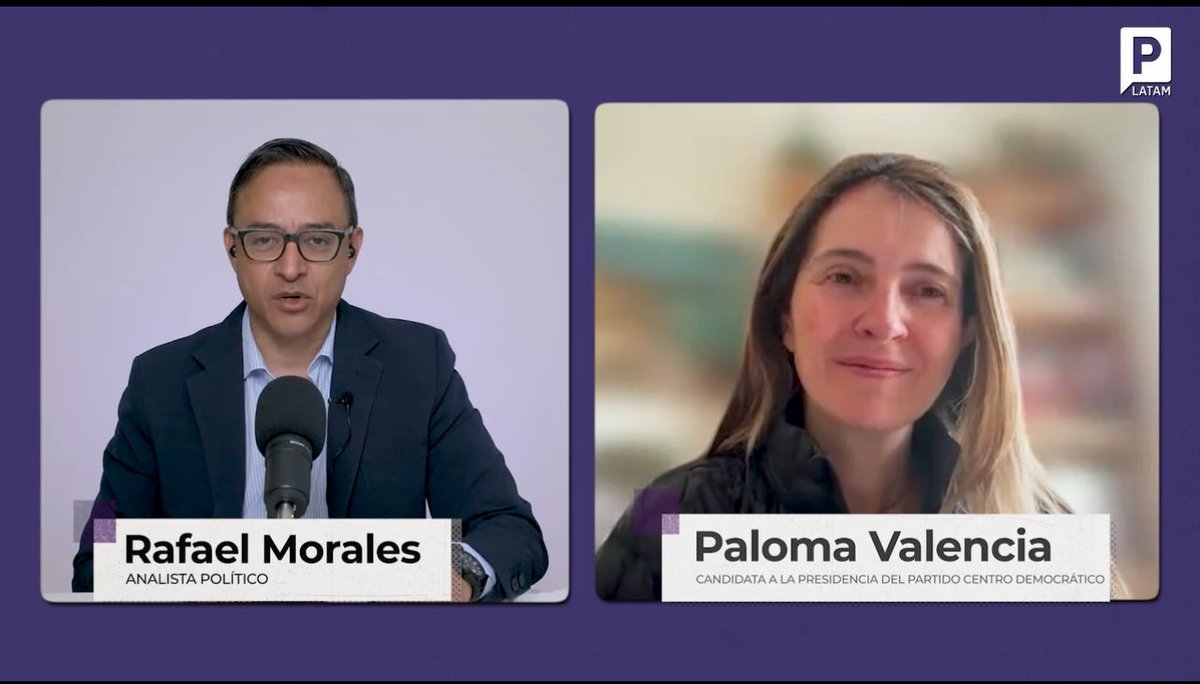 En #ElDebateDeLaGente los candidatos tendrán que discutir la relación con Estados Unidos y el liderazgo que asumirá #Colombia en la región.

De eso hablé con <a href="/PalomaValenciaL/">Paloma Valencia L</a> 🇨🇴 en <a href="/Politico_latam/">Político Latam</a> 

Sigue la entrevista en youtube.com/shorts/4kZsZol…