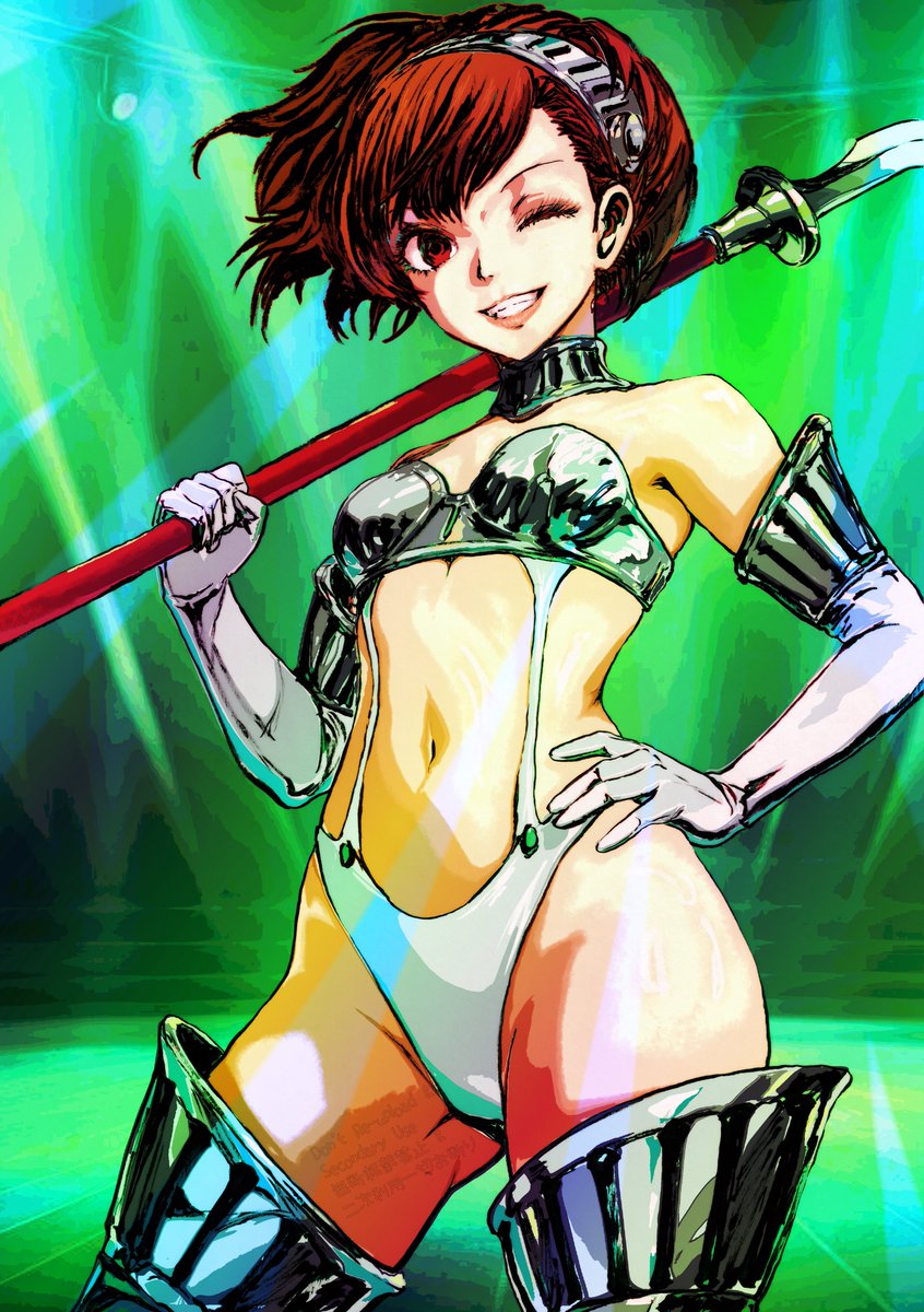 OeilVert_FFT's tweet image. #魅力のある白を見せてください見た人全員強制
Kotone with High cut armor
ハム子のハイレグアーマー