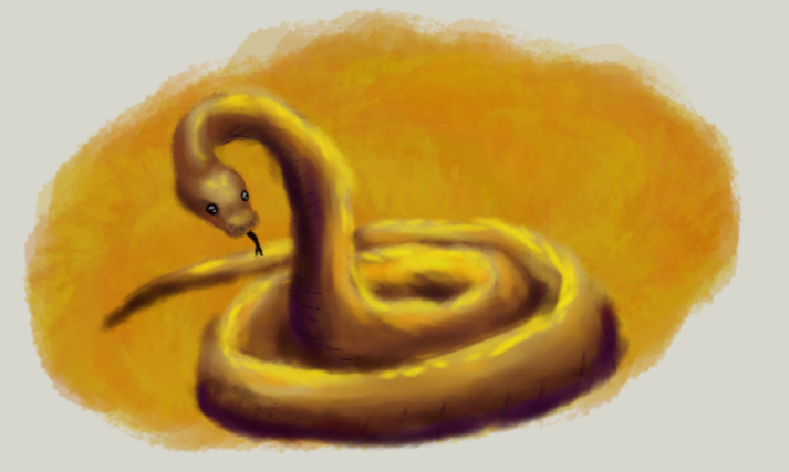 nabrus250's tweet photo. snek. #magma #art https://t.co/qkz73Hevcc